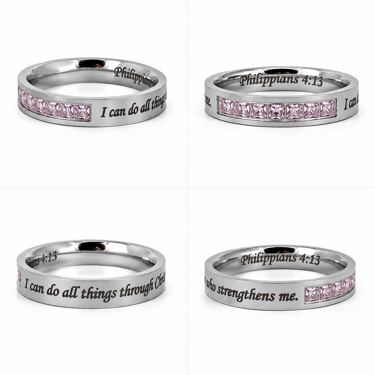 I Can Do All Things 7-Stone Ring | Philippians 4:13