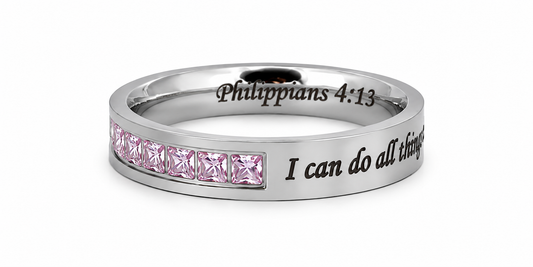 I Can Do All Things 7-Stone Ring | Philippians 4:13