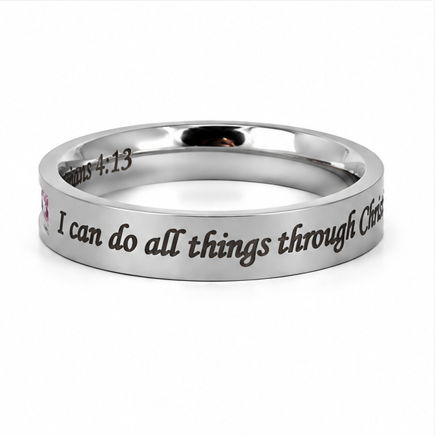 I Can Do All Things 7-Stone Ring | Philippians 4:13
