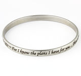 Jeremiah 29:11 Bangle Bracelet