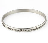 My grace is sufficient for you bangle bracelet bracelet